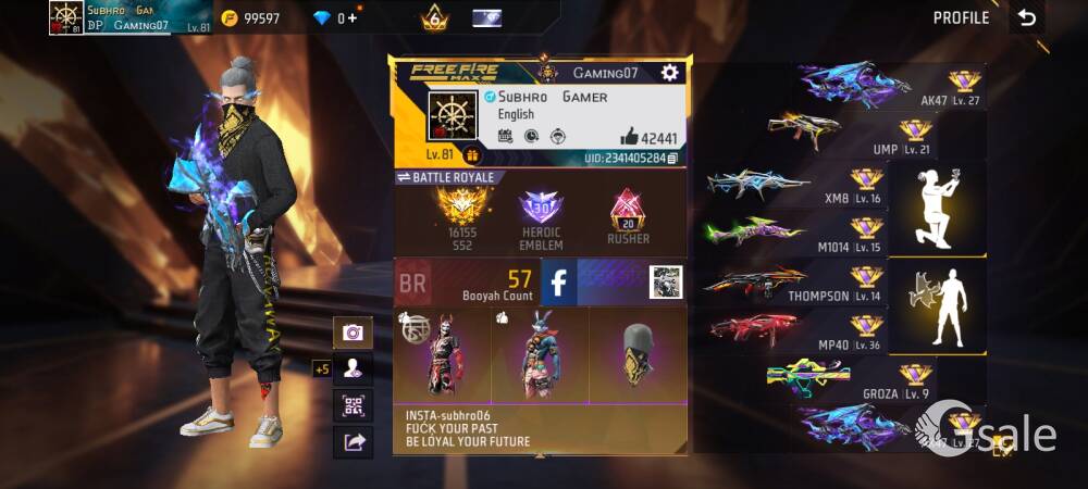 I'd for a sell 