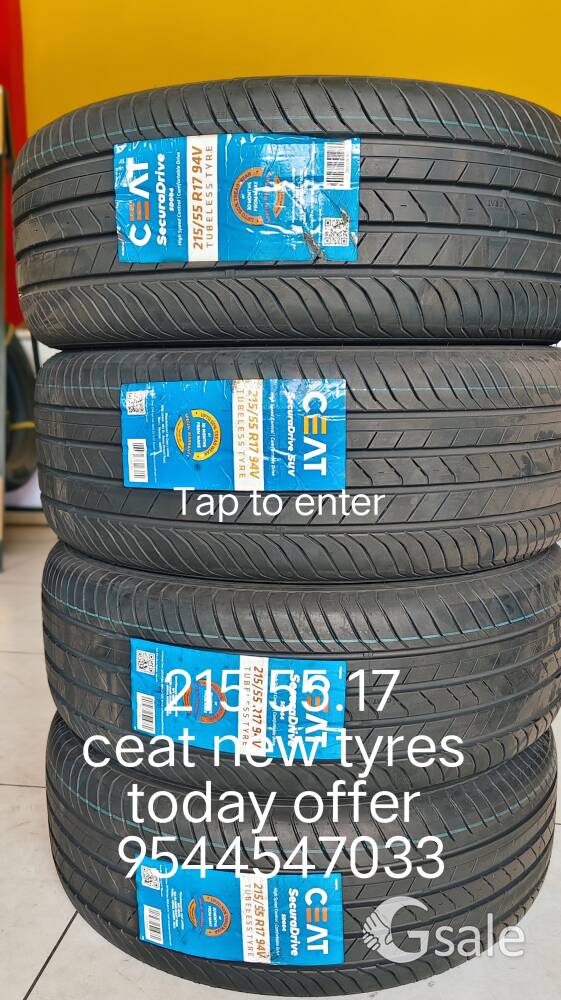 215.55.17 ceat new tyres 215.60.17