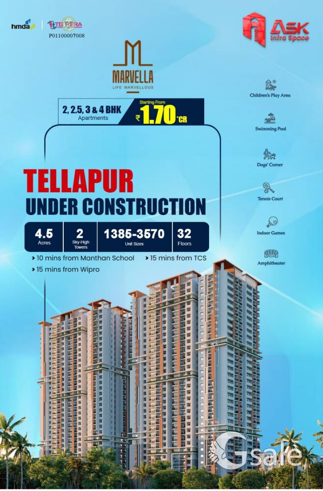 High rise Apartment@tellapur