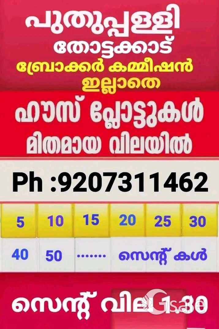 ഹൗസ് പ്ലോട്ട് വിൽപ്പനയ്ക്ക് 