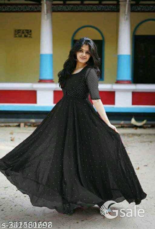 Trendy graceful women gown