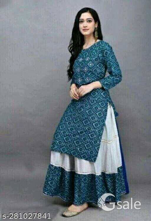 Beautiful & Fancy Stitched Embroidery Kurti 