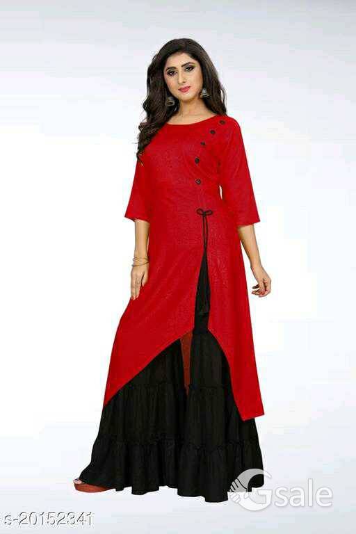 Tiya Alluring Attractive Women's Kurti With Sharara
