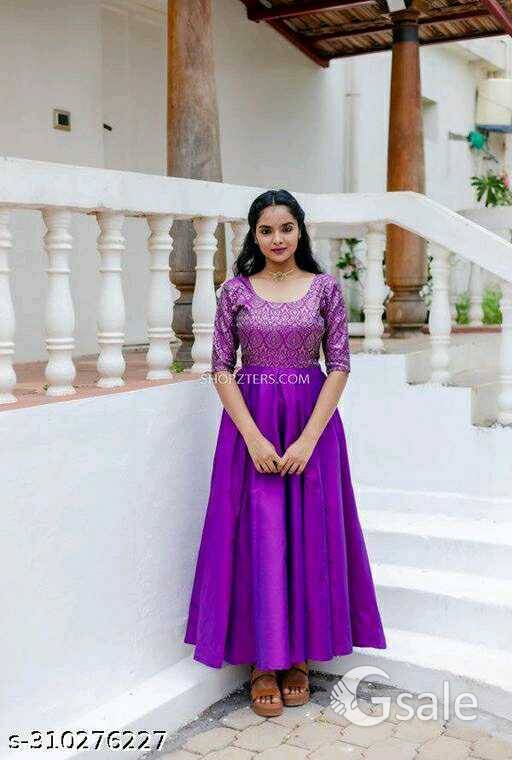 Navya Brocade Women Gowns 