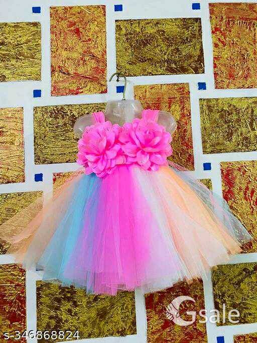 Baby Fancy Frock Children s baby girls sleeveless Love dresss