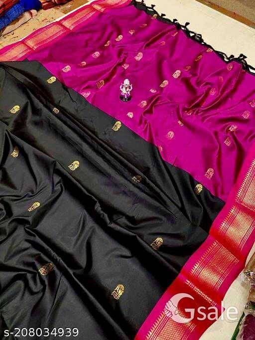 Banarsi silk Multicolor jacquard saree with blouse