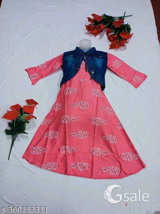 Latest party jacket dress