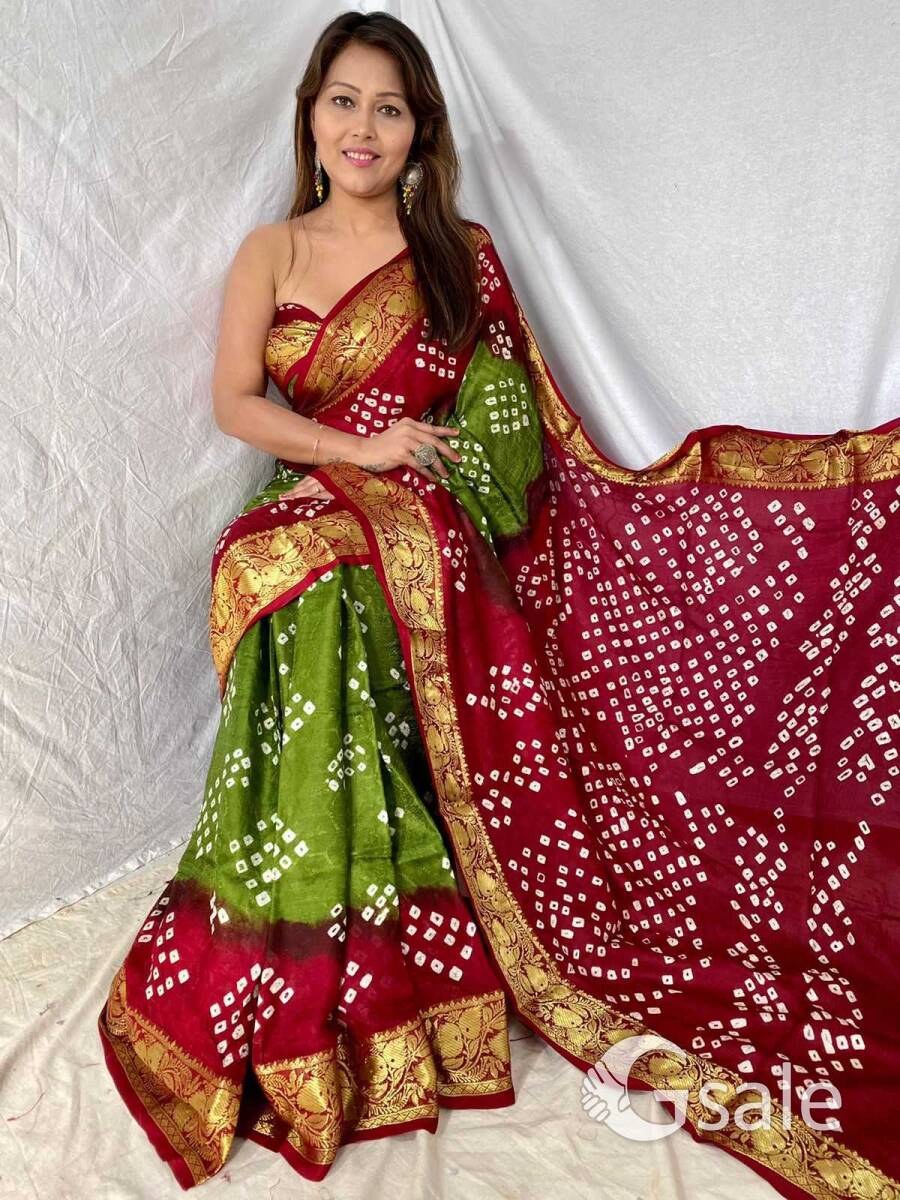 New Bandhani Saree
