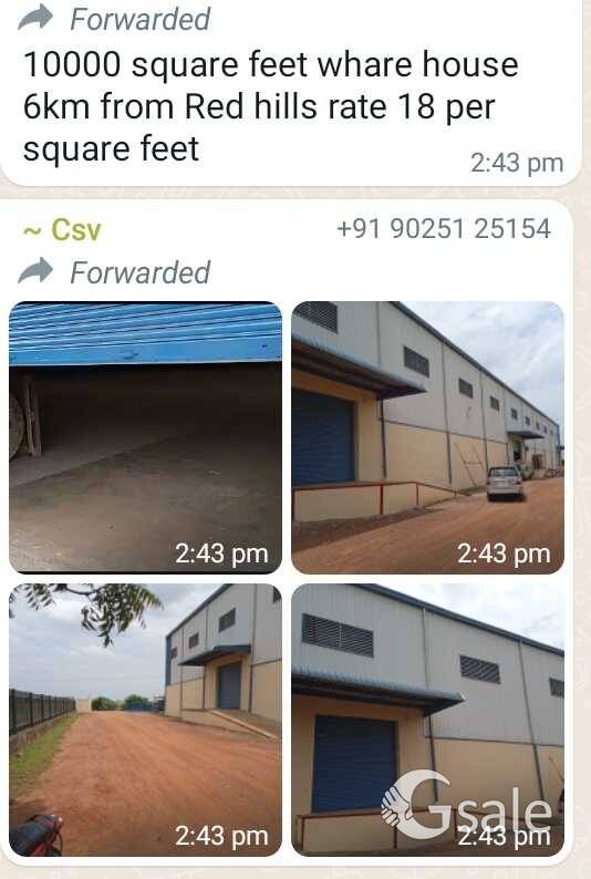 warehouse rent