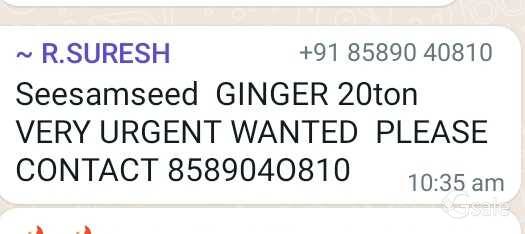 Ginger need