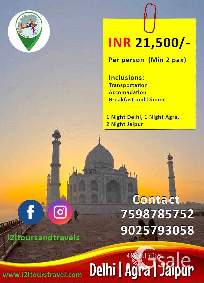 DELHI, AGRA, JAIPUR 