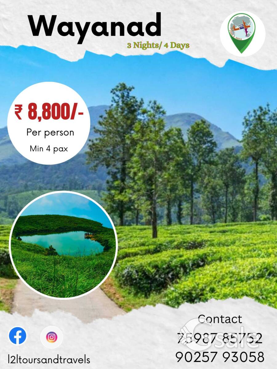 WAYANAD 3 Nights and 4 Days