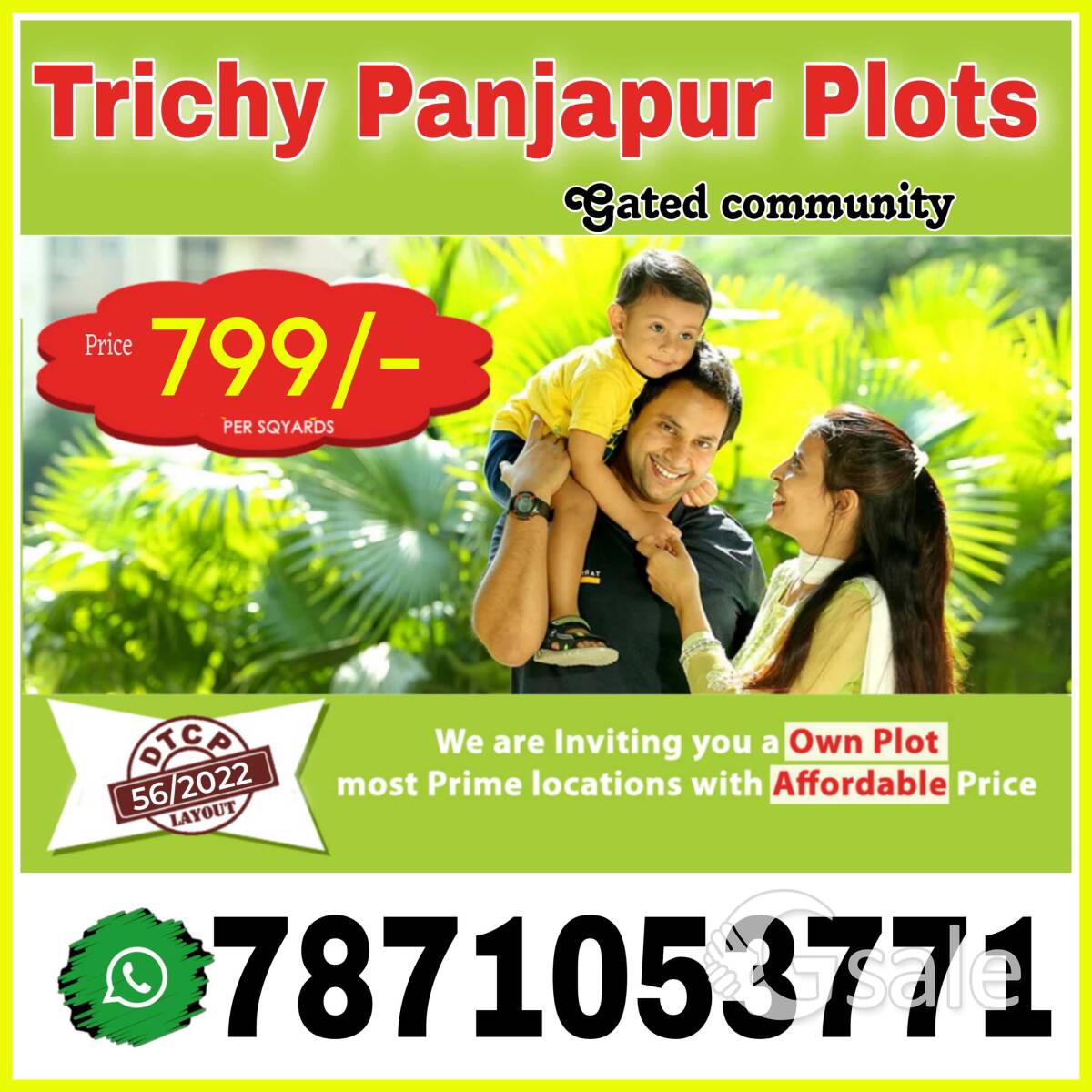 on road plots for sale