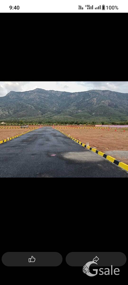 monthly EMi plot sale in sirumalai , Dindigul 