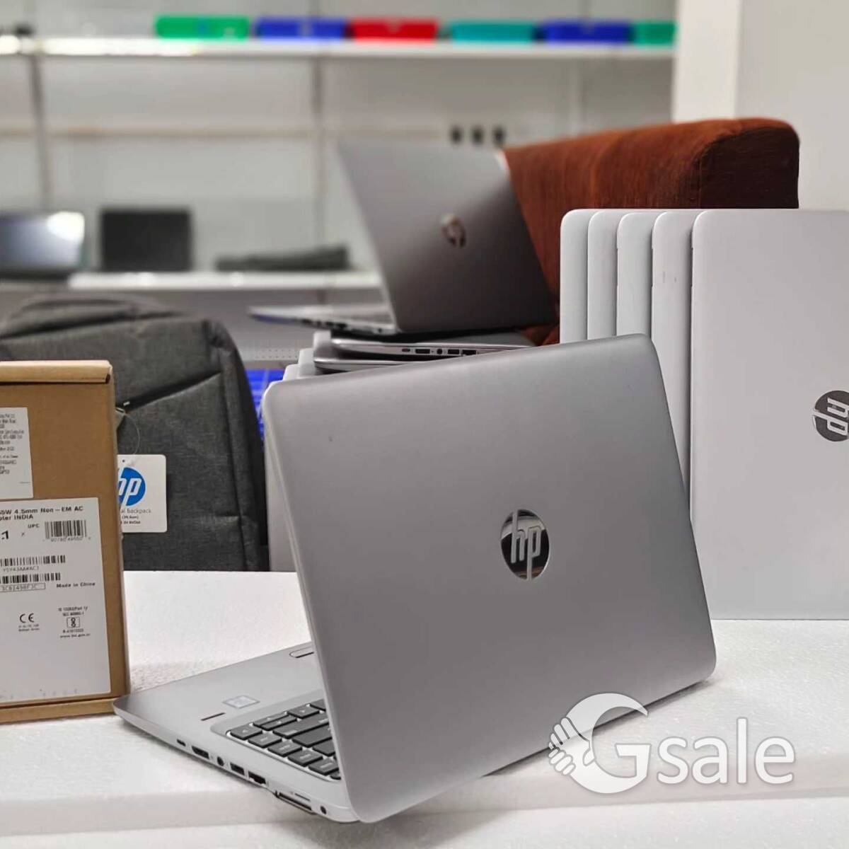 laptops for sale at wholesale price model hp 840G4 i5 7th gen 8gb|256gb SSD with adapter bag