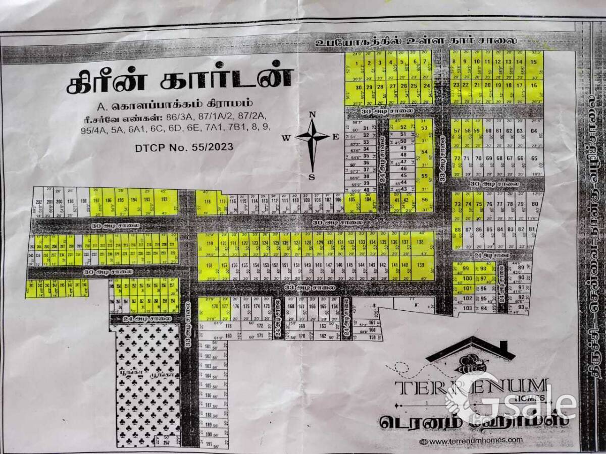 Green garden plots for sale per sqft 200 only 