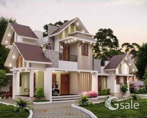 കറുകച്ചാൽ ടൗണിൽ 6.5സെന്റ് സ്ഥലവും 1400 sq വീടും വില്പനക്ക്.